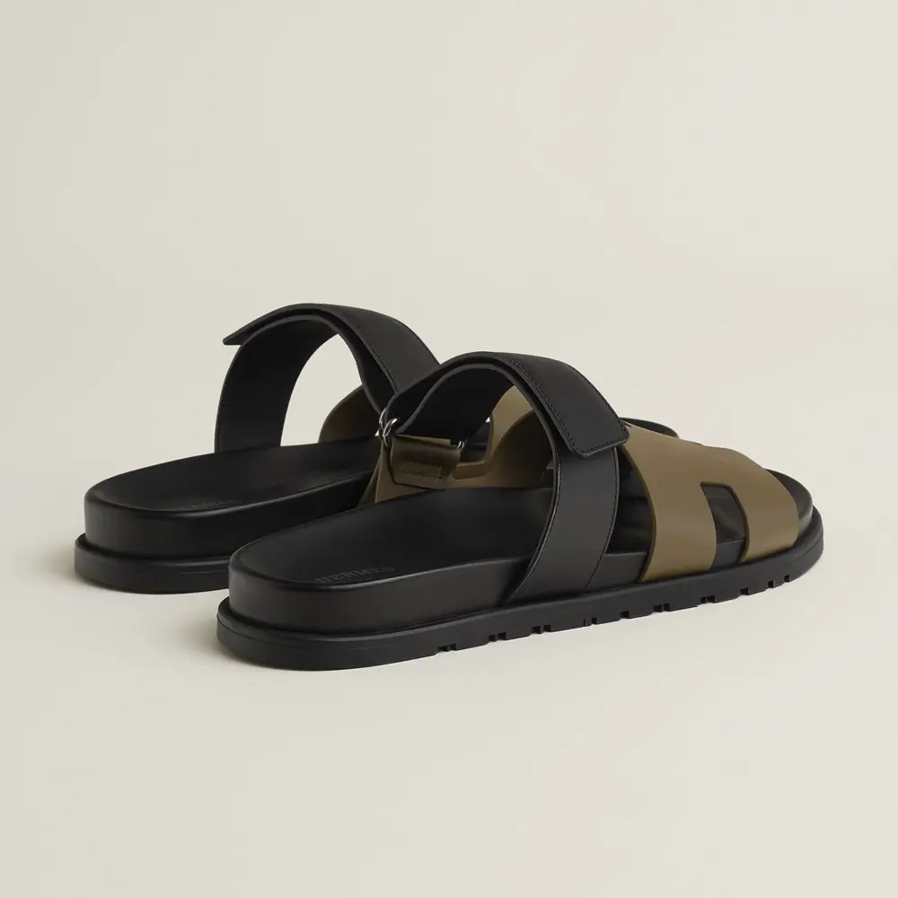 Dép Hermes Chypre Sandal 'Vert Toundra' H222858ZHVT395 - Ảnh 4