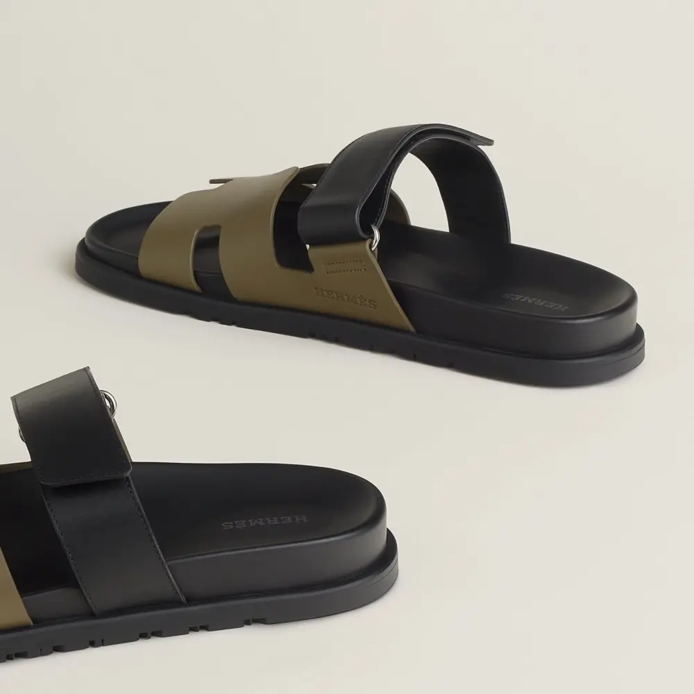 Dép Hermes Chypre Sandal 'Vert Toundra' H222858ZHVT395 - Ảnh 3
