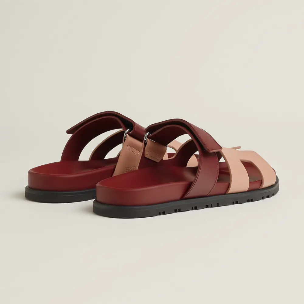 Dép Hermes Chypre Sandal 'Beige Perlino' H222299ZVDI360 - Ảnh 4