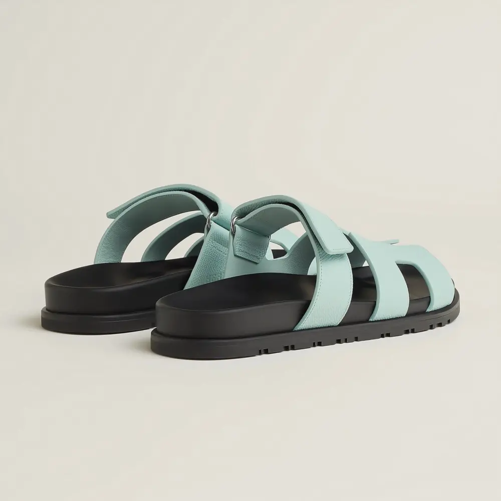 Dép Hermes Chypre Sandal 'Bleu Cristaux' H231295ZvDF360 - Ảnh 3