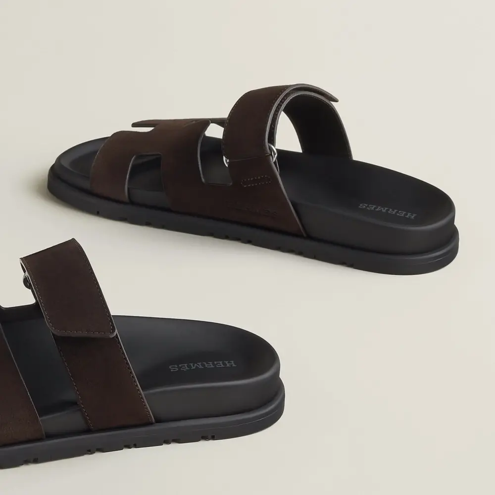 Dép Hermes Chypre Sandal 'Marron Ébène' H222297ZVME360 - Ảnh 3