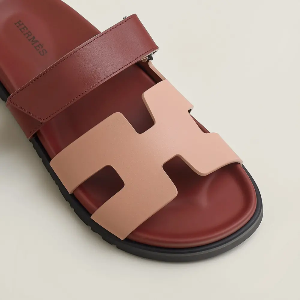 Dép Hermes Chypre Sandal 'Beige Perlino' H222299ZVDI360 - Ảnh 5