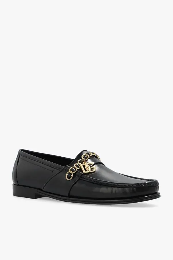 Giày Dolce & Gabbana Chain-trim 'Black' A30154AY92580999 - Ảnh 4