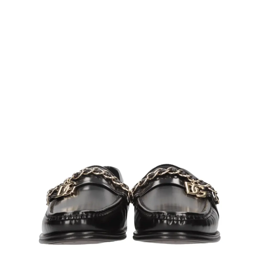 Giày Dolce & Gabbana Chain-trim 'Black' A30154AY92580999 - Ảnh 3