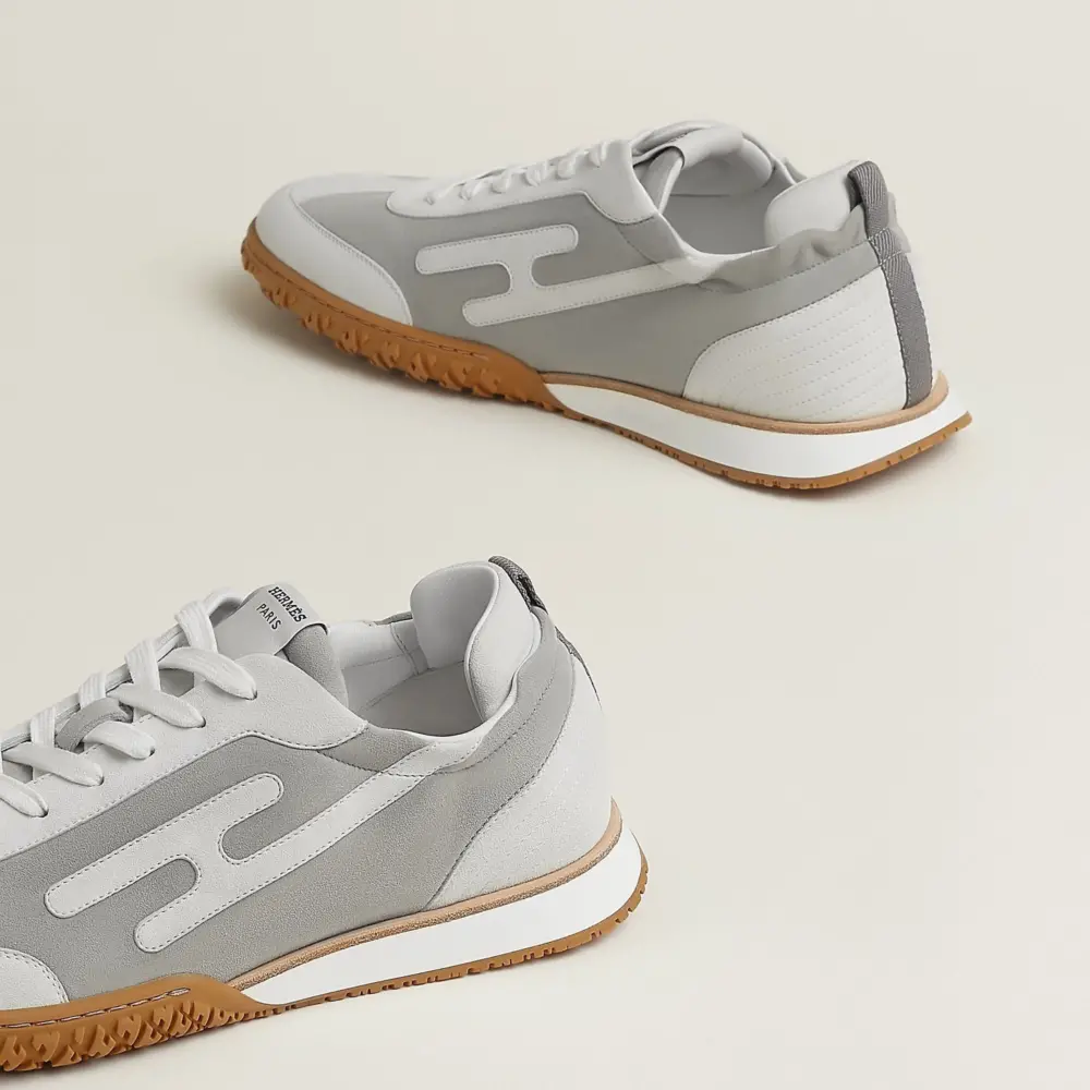 Giày Nam Hermes Jet Sneaker 'Gris Arctique' H242925ZHGT400 - Ảnh 3