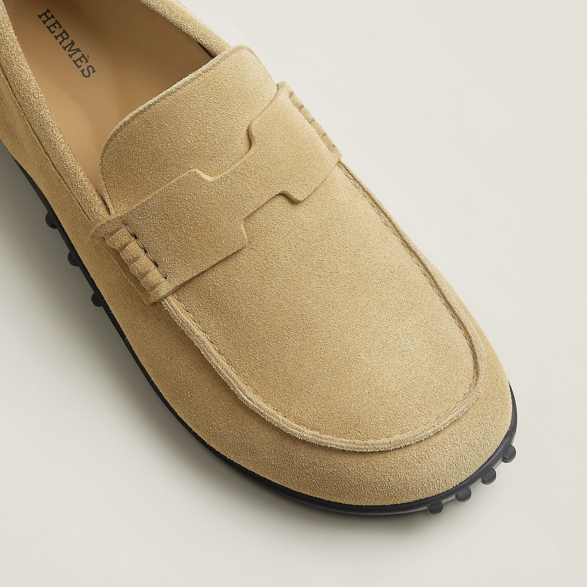 Alternative view of Giày Hermes Lazy Loafer 'Beige Albâtre' H252955ZAVD410