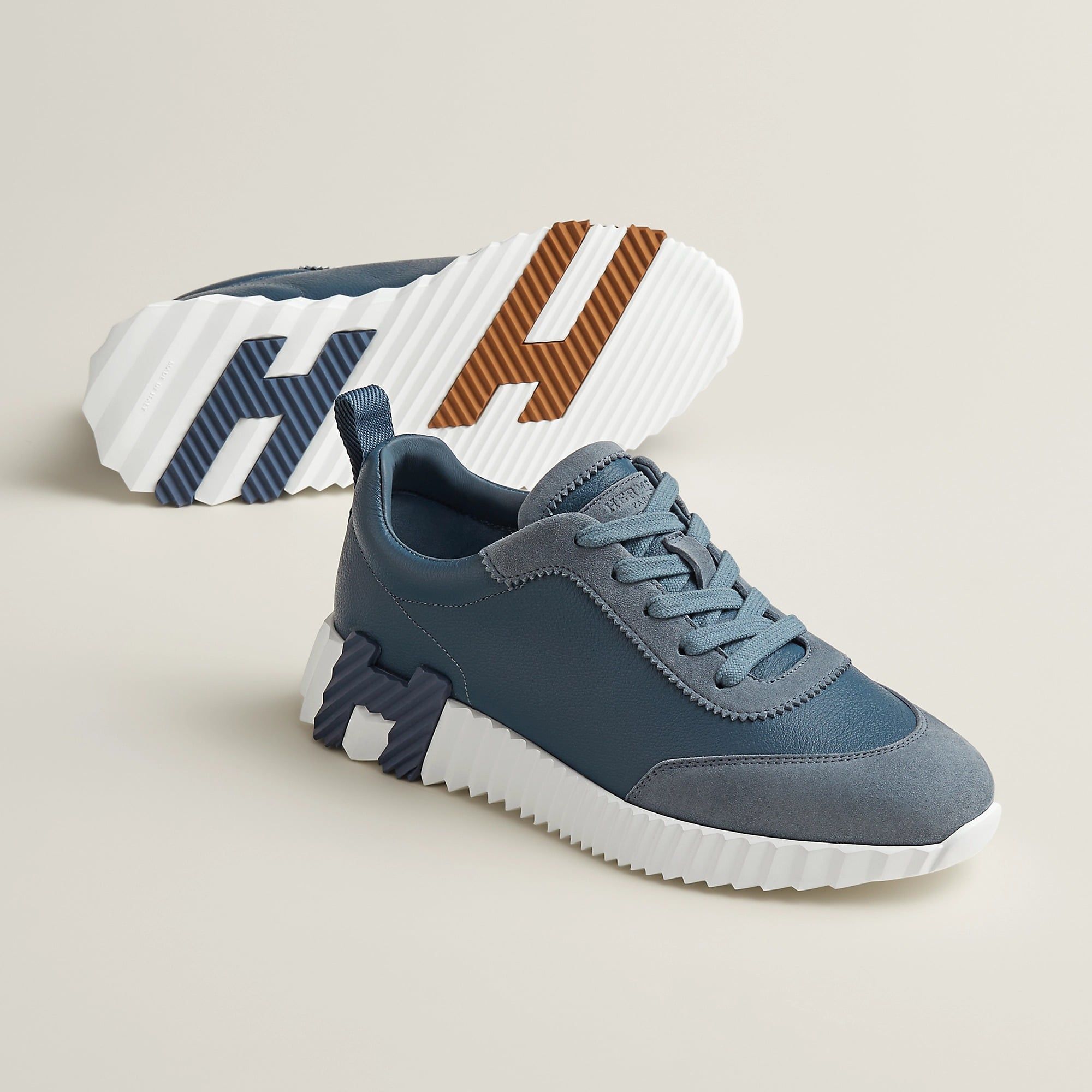 Giày Hermes Bouncing Sneaker 'Bleu Mer' H221176Zv25360 - Ảnh 3