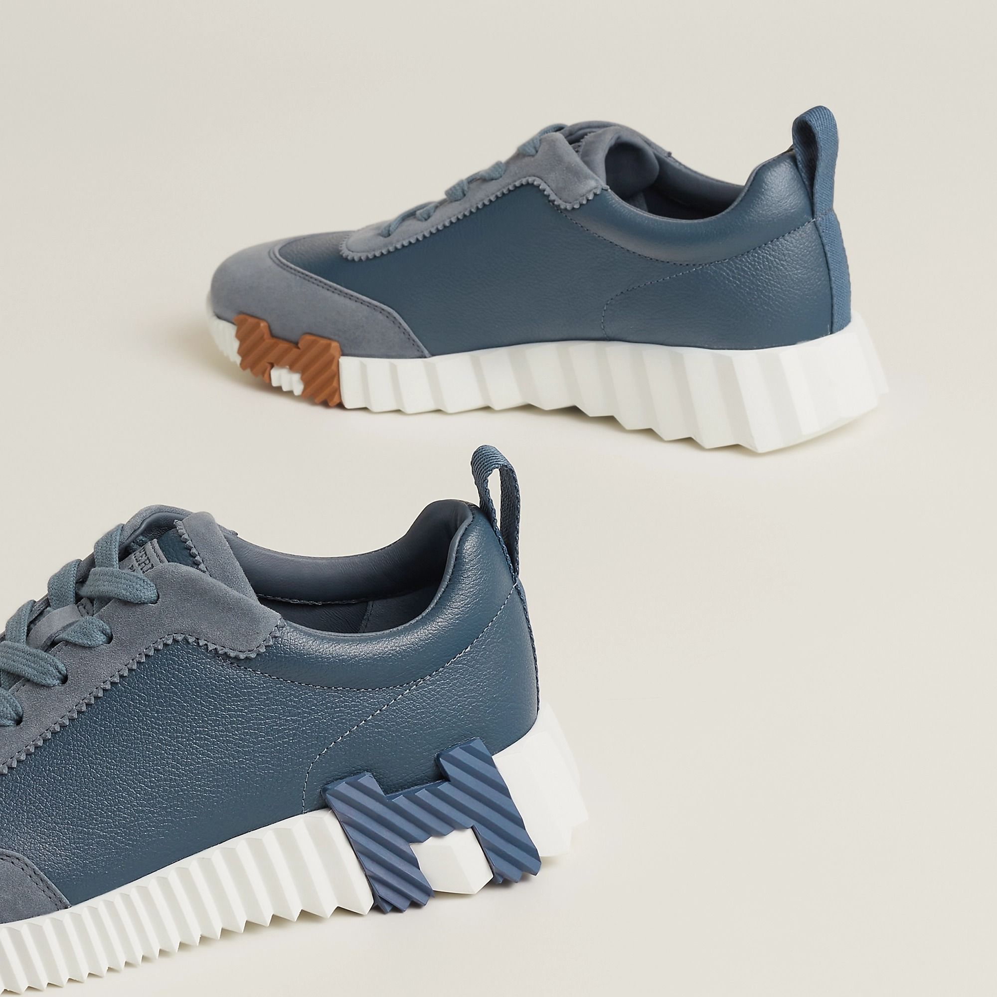Giày Hermes Bouncing Sneaker 'Bleu Mer' H221176Zv25360 - Ảnh 5