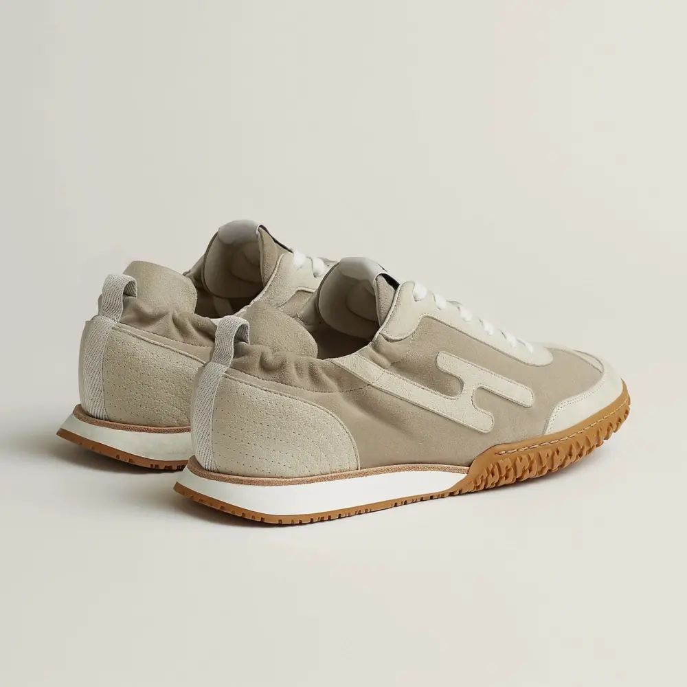 Giày Hermes Jet Sneaker 'Beige Esquisse' H242153ZvNL380 - Ảnh 4