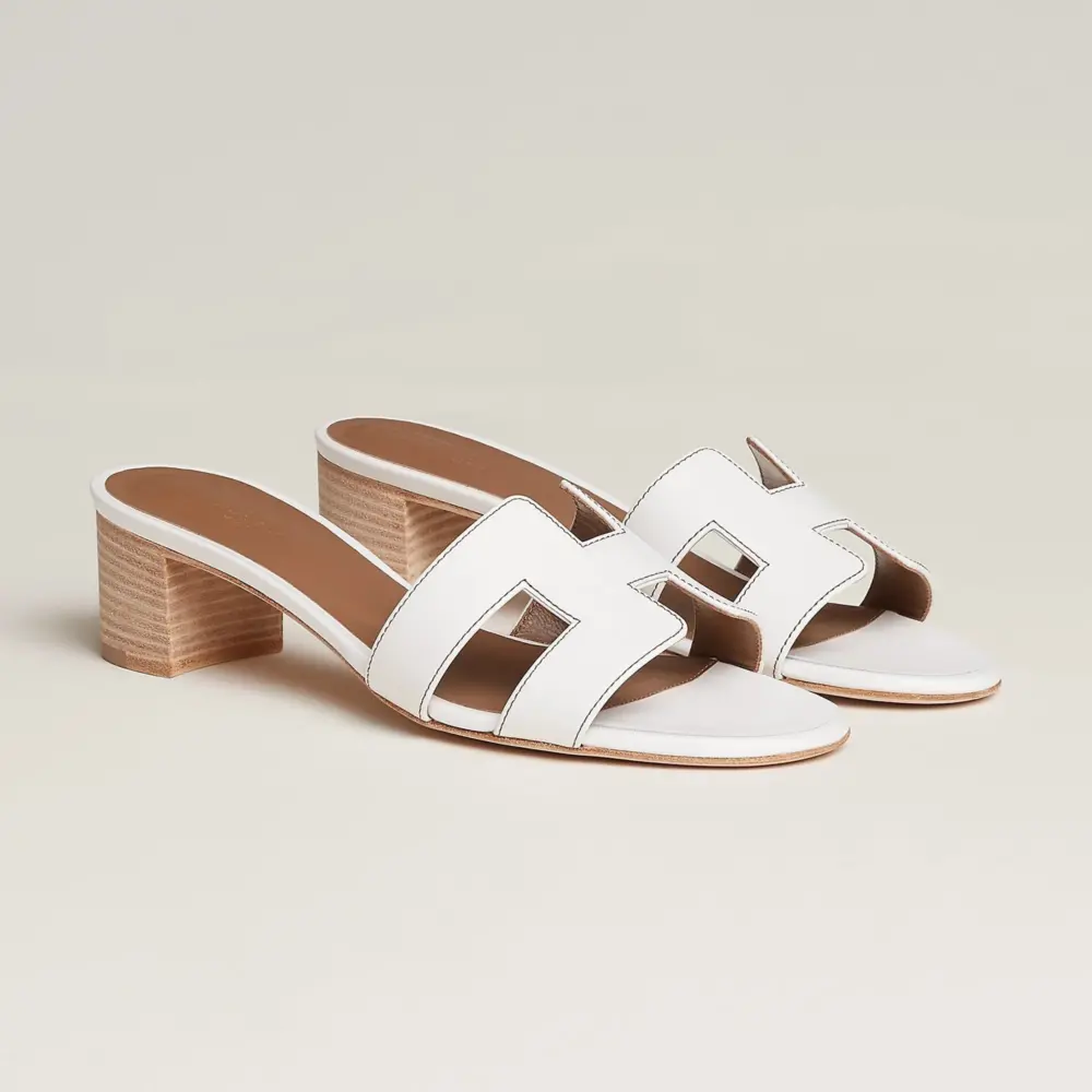 Dép Hermes Oasis Sandal 'Blanc' H071002Zv02360 - Ảnh 4