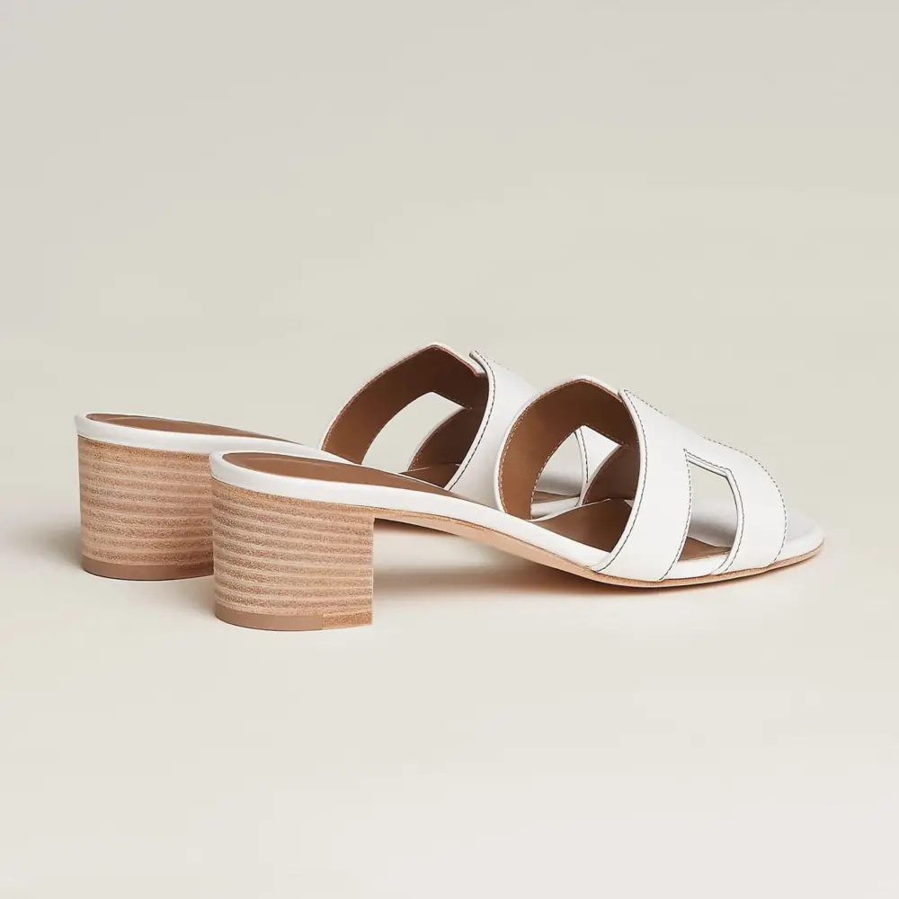 Dép Hermes Oasis Sandal 'Blanc' H071002Zv02360 - Ảnh 3