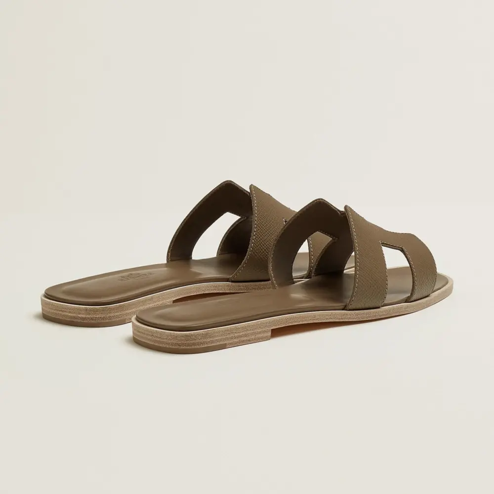 Dép Hermes Oran Sandal 'Étoupe' H202272ZvX3375 - Ảnh 3