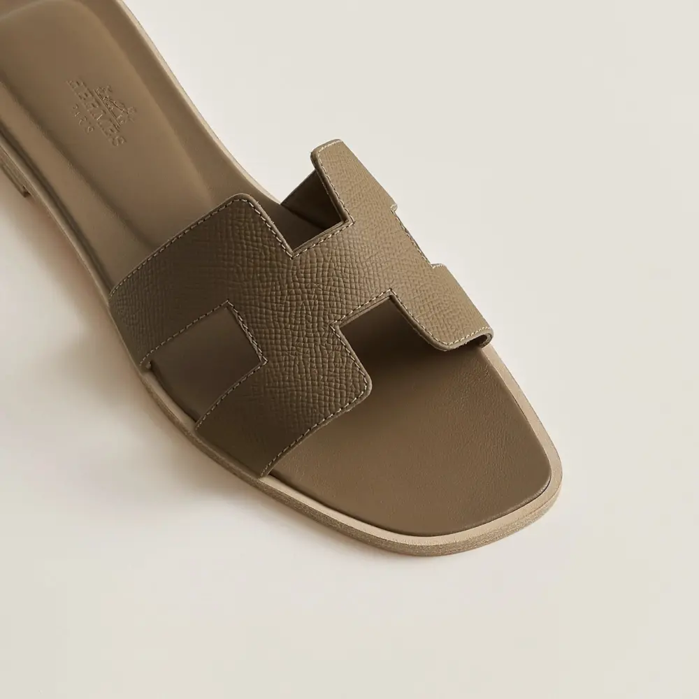Dép Hermes Oran Sandal 'Étoupe' H202272ZvX3375 - Ảnh 2