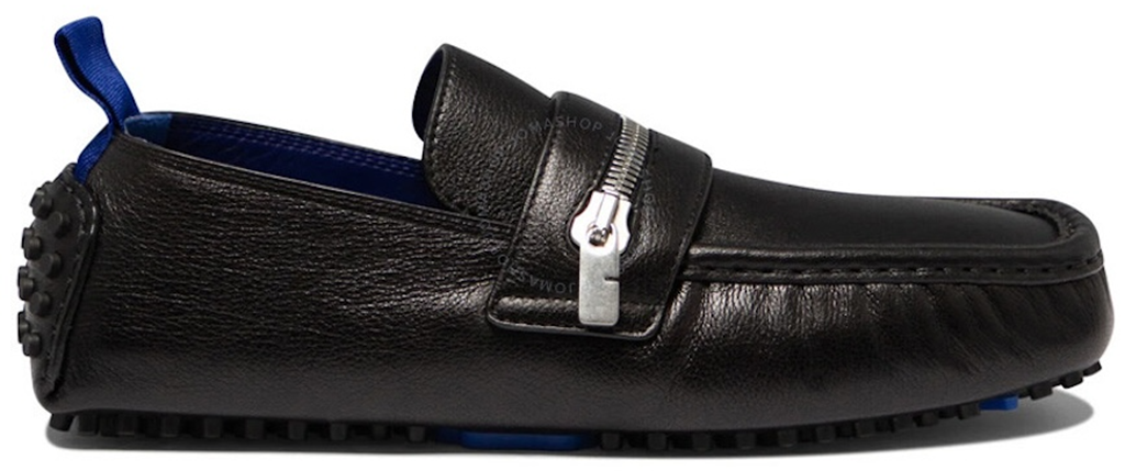 Giày Burberry Loafer Zip Detail 'Black' 8088131