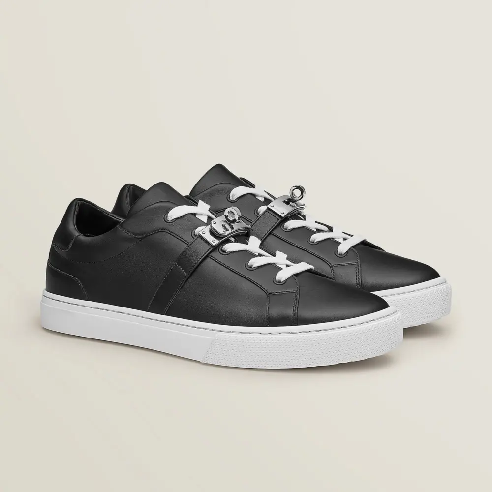 Giày Hermes Day Sneaker 'Noir' H212901ZH01420 - Ảnh 4