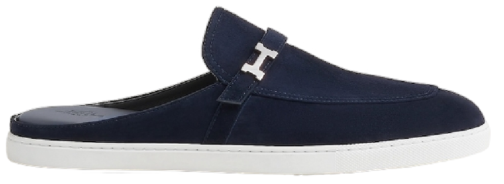 Giày Nam Hermes Likely Mule 'Marine' H252805ZHI2430