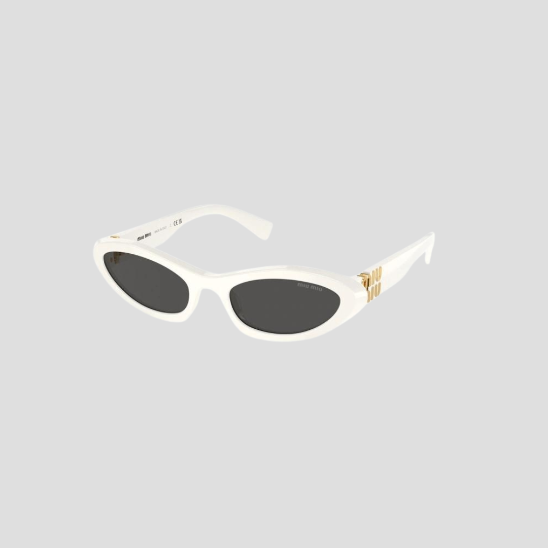 Alternative view of Kính Miu Miu Sunglasses 'White' 0MU09YS-1425S0