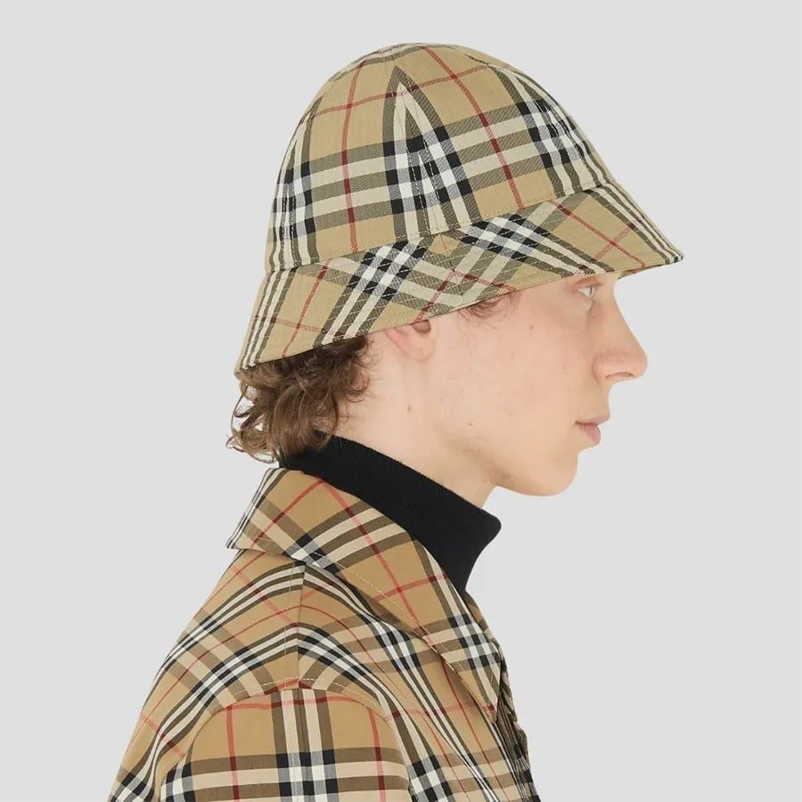 Alternative view of Mũ Burberry Vintage Check Printed 'Beige' 8071150