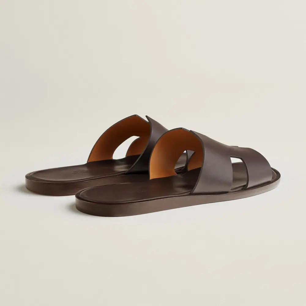 Dép Hermes Izmir Sandal 'Moka' H041141ZH05395 - Ảnh 3