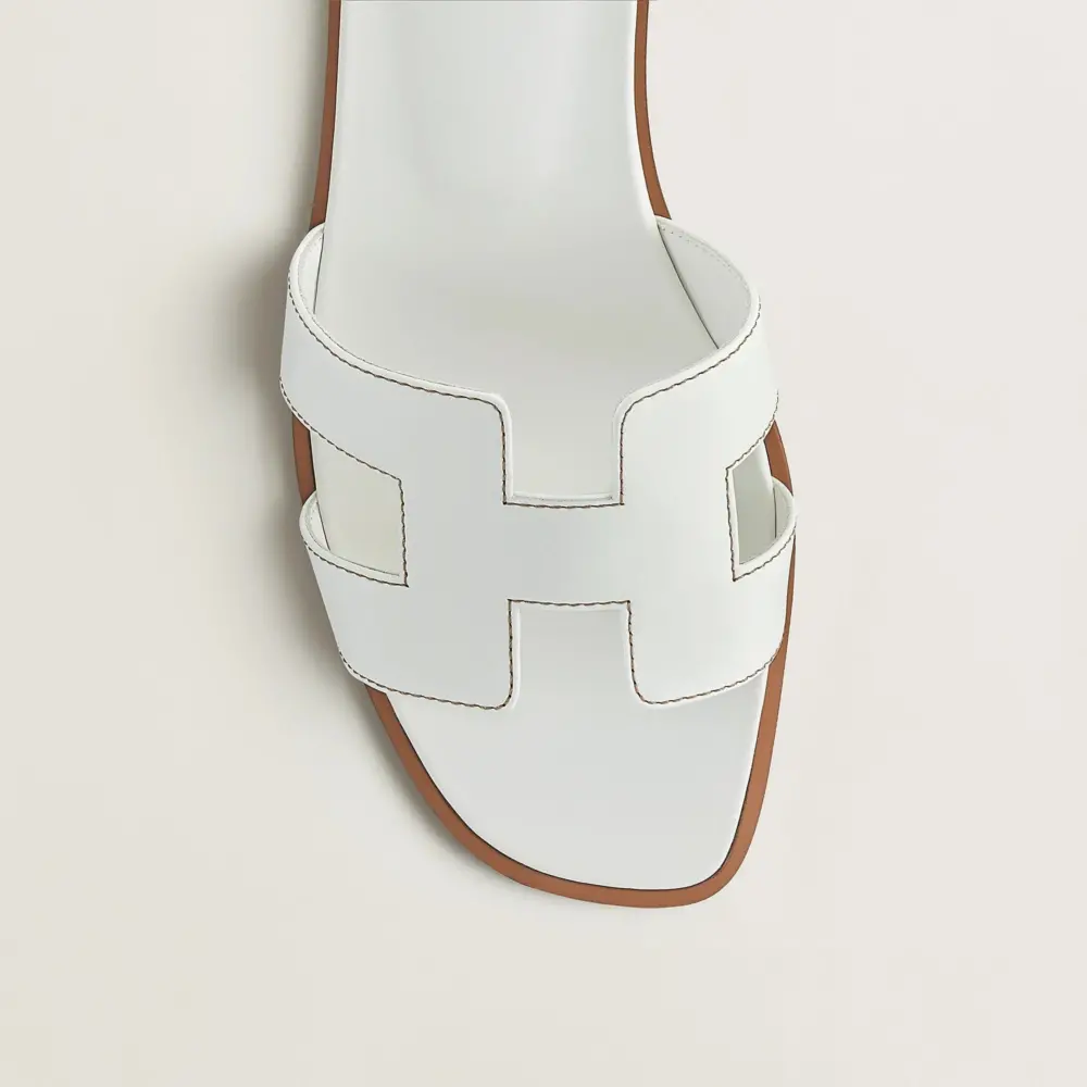 Dép Hermes Oran Sandal 'Blanc' H021056Zv02370 - Ảnh 2