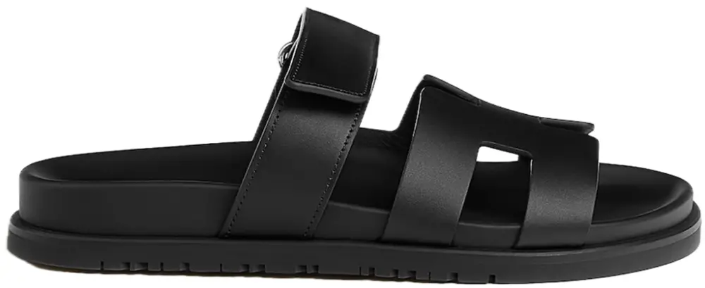 Dép Hermes Chypre Sandal 'Noir' H222100Zv02360