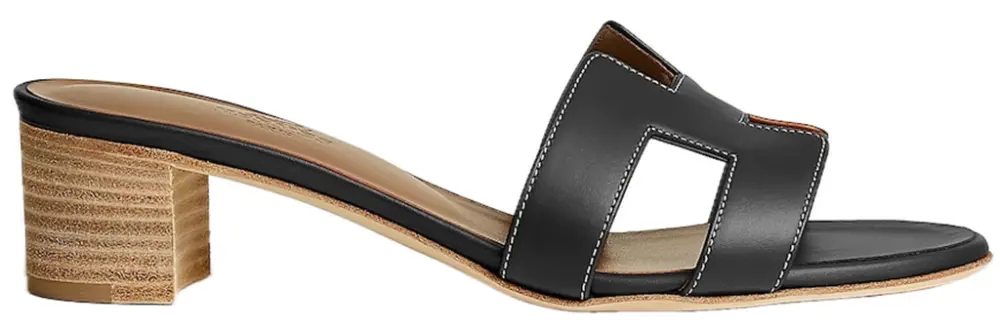 Dép Hermes Oasis Sandal 'Noir' H071002Zv01360