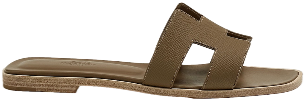 Dép Hermes Oran Sandal 'Étoupe' H202272ZvX3375