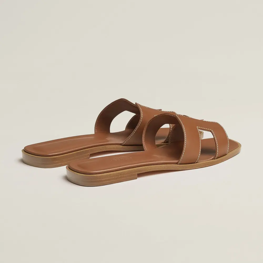 Dép Hermes Oran Sandal 'Gold' H021056Zv03370 - Ảnh 3