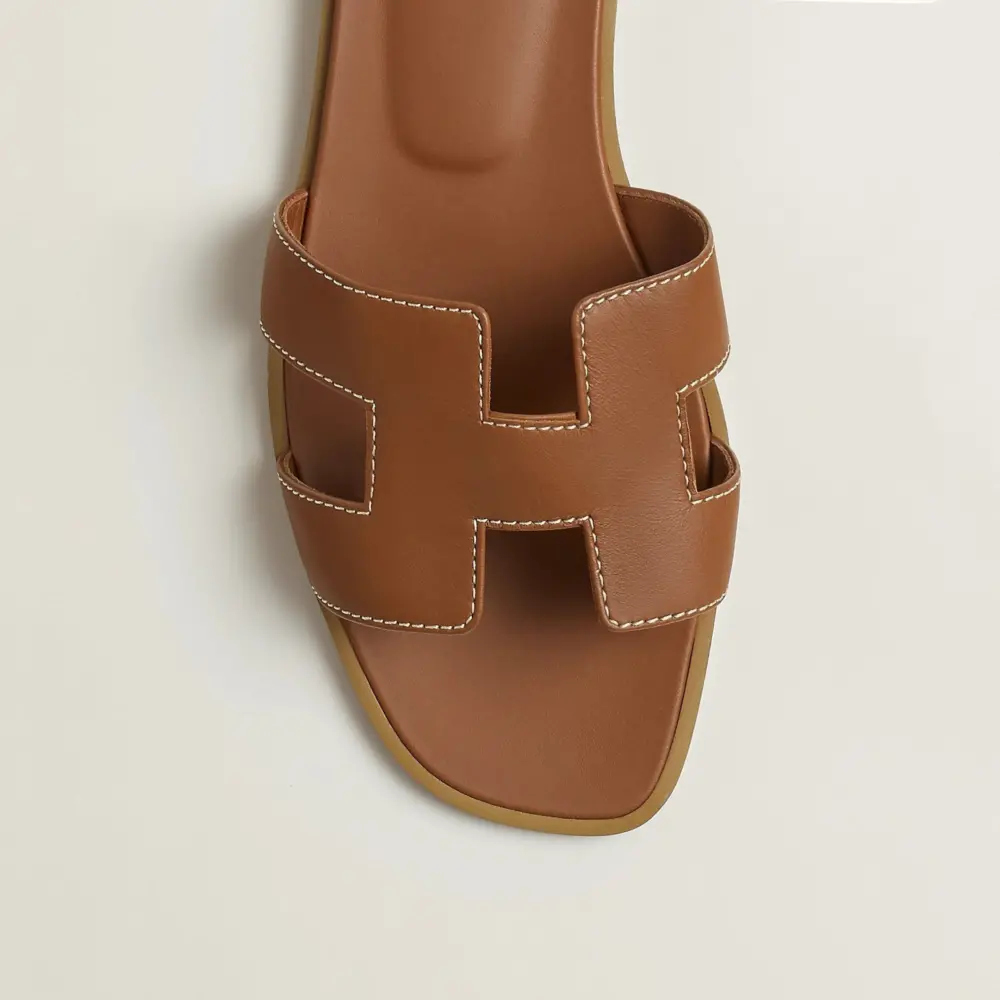 Alternative view of Dép Hermes Oran Sandal 'Gold' H021056Zv03370