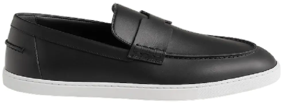 Giày Hermes Job Loafer 'Black' H252908ZA01410