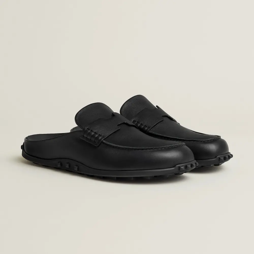 Giày Hermes Mix Mule 'Noir' H261952ZH01410 - Ảnh 4