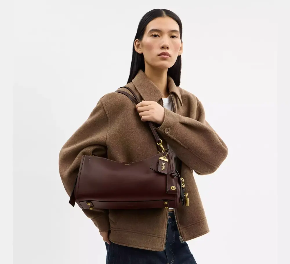 Túi Coach Rogue Bag 34 'Maple' CCX18-B4MPL - Ảnh 5