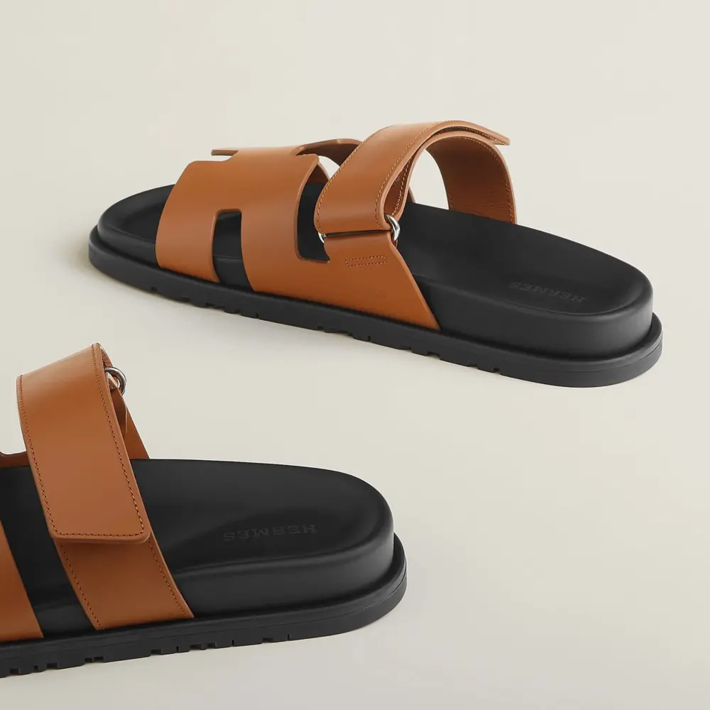 Alternative view of Dép Hermes Chypre Sandal 'Naturel' H222000ZH43390