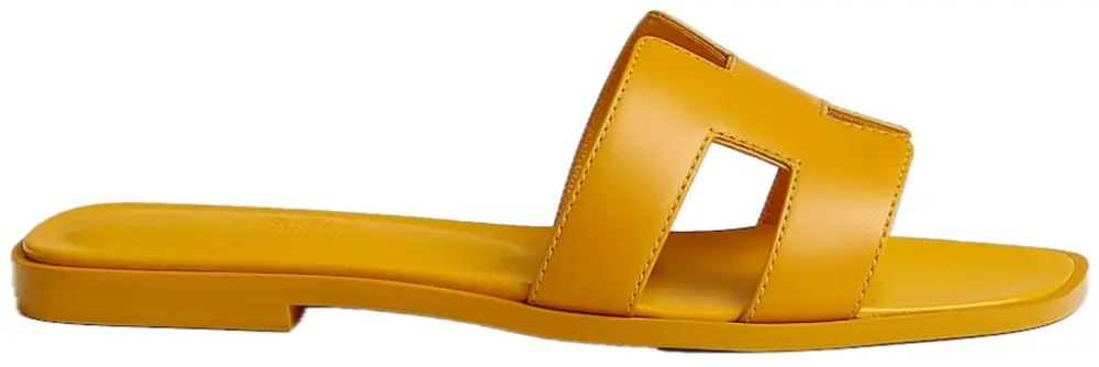 Dép Hermes Oran Sandal 'Jaune Topaze' H202230Zv9X360
