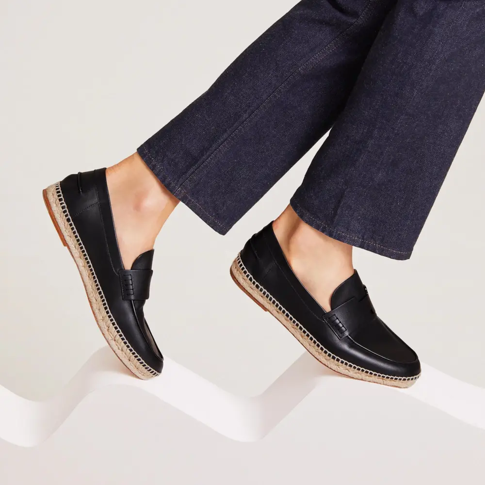 Giày Hermes Trip Espadrille 'Noir' H231002ZH01390 - Ảnh 6
