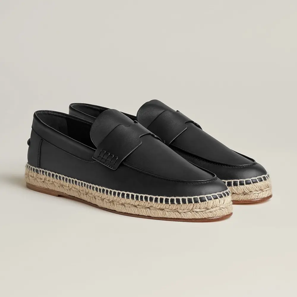 Giày Hermes Trip Espadrille 'Noir' H231002ZH01390 - Ảnh 5