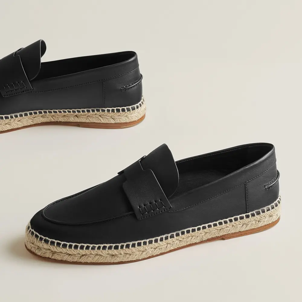 Giày Hermes Trip Espadrille 'Noir' H231002ZH01390 - Ảnh 4