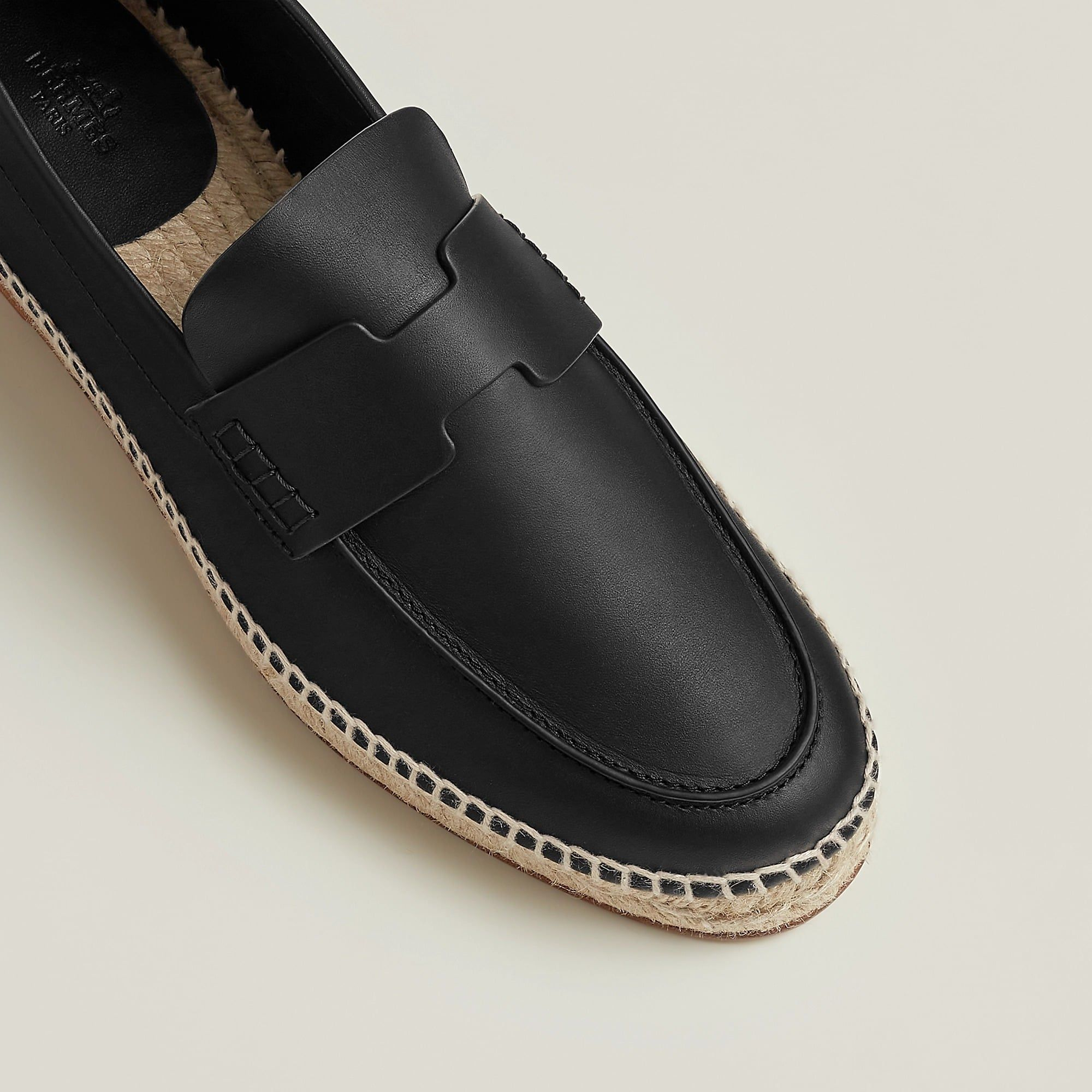 Alternative view of Giày Hermes Trip Espadrille 'Noir' H231002ZH01390