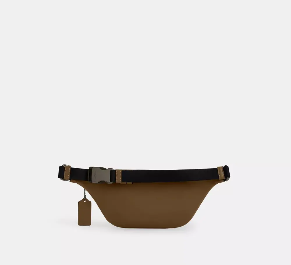 Túi Coach Warren Mini Belt Bag 'Gunmetal' CBI29-QBGRN - Ảnh 3