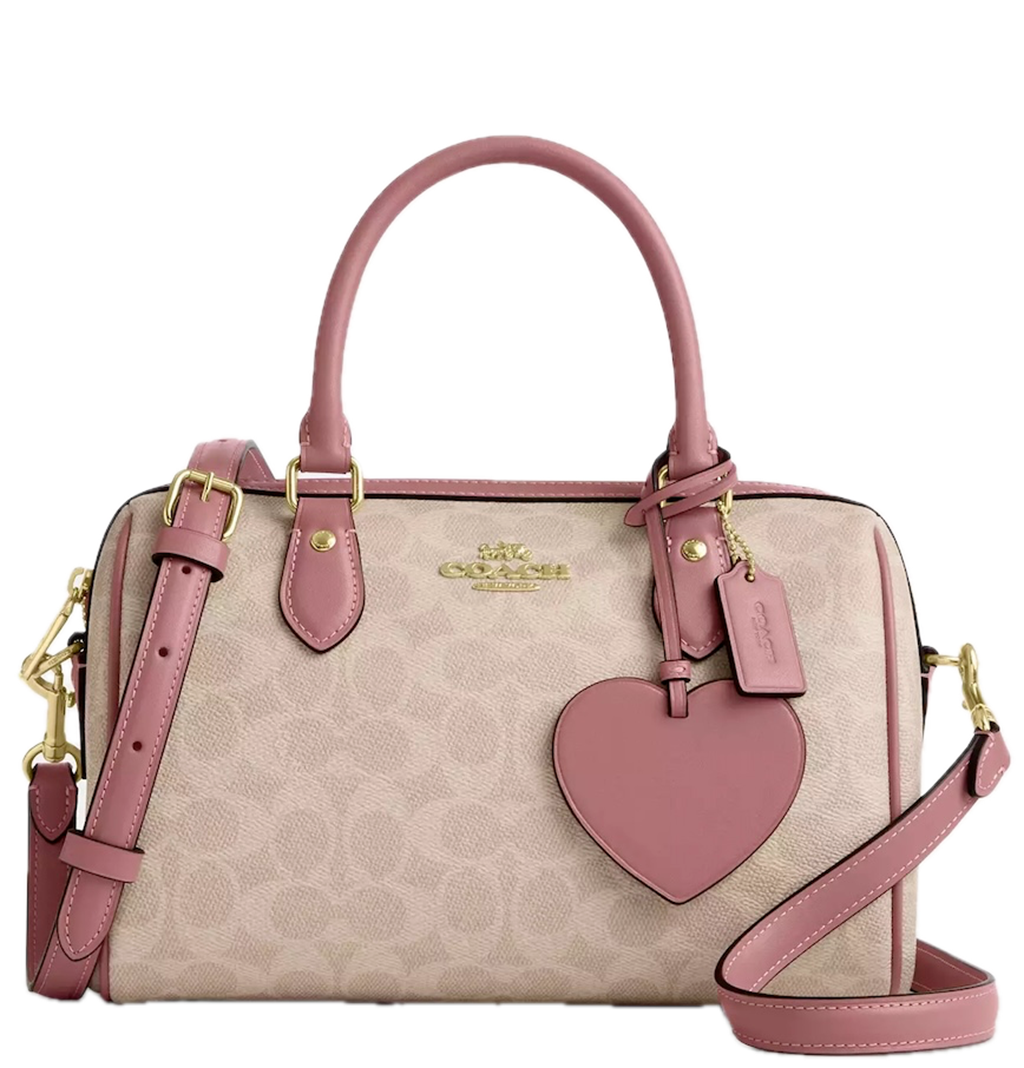 Túi Coach Rowan Satchel Bag 'Sand Peony' CDB21-IMY6J