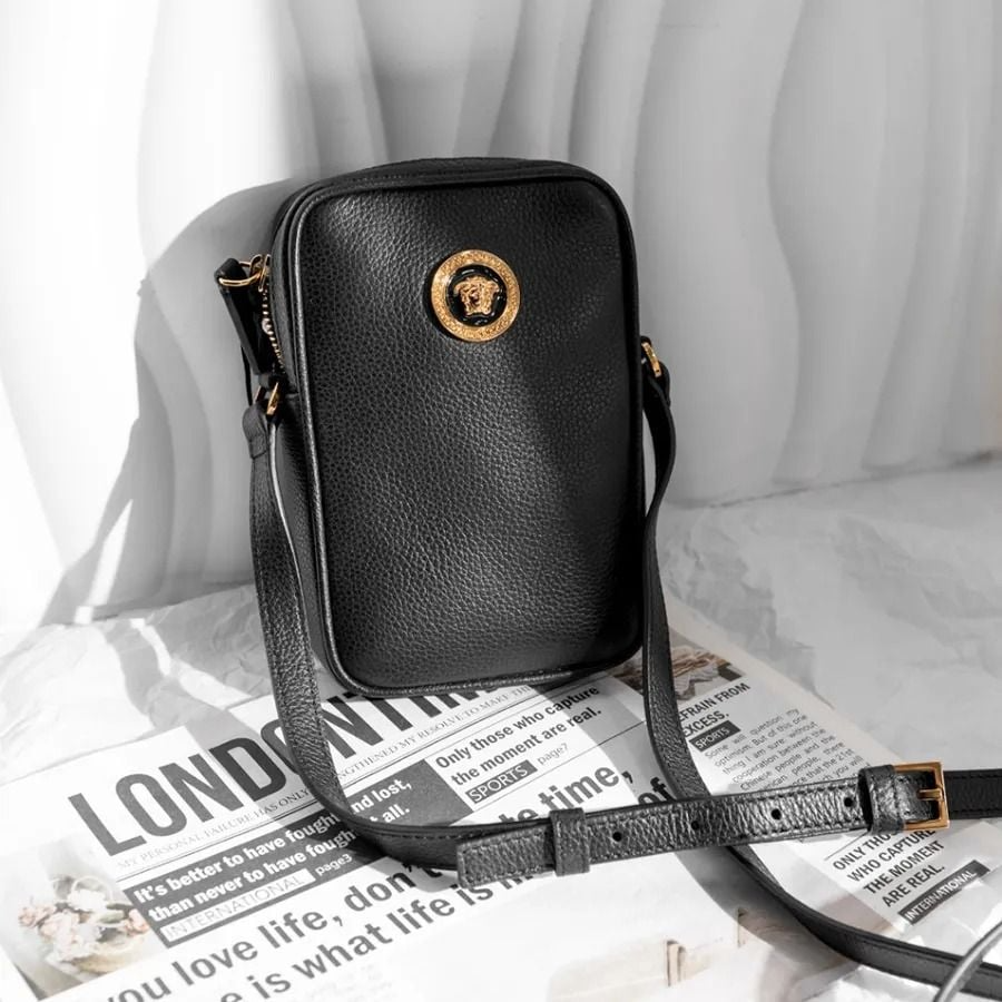 Túi Versace Medusa Logo 'Black' 1008863-1A02187-1B00V - Ảnh 5