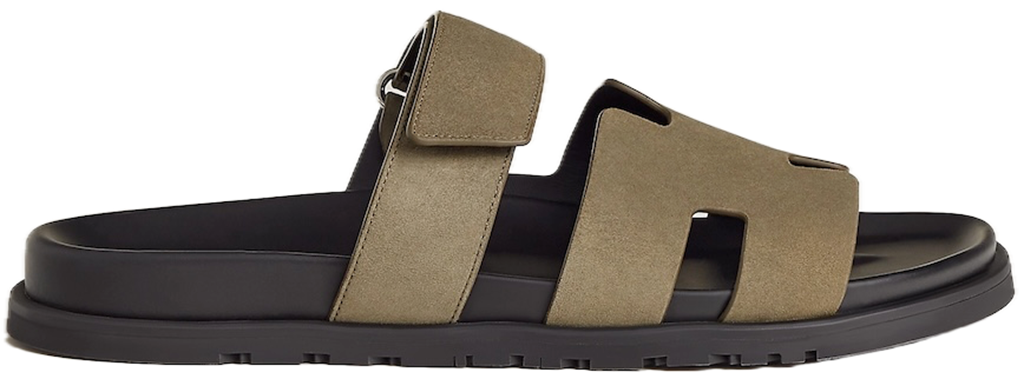 Dép Hermes Chypre Sandal 'Vert Toundra' H222856ZH1R405