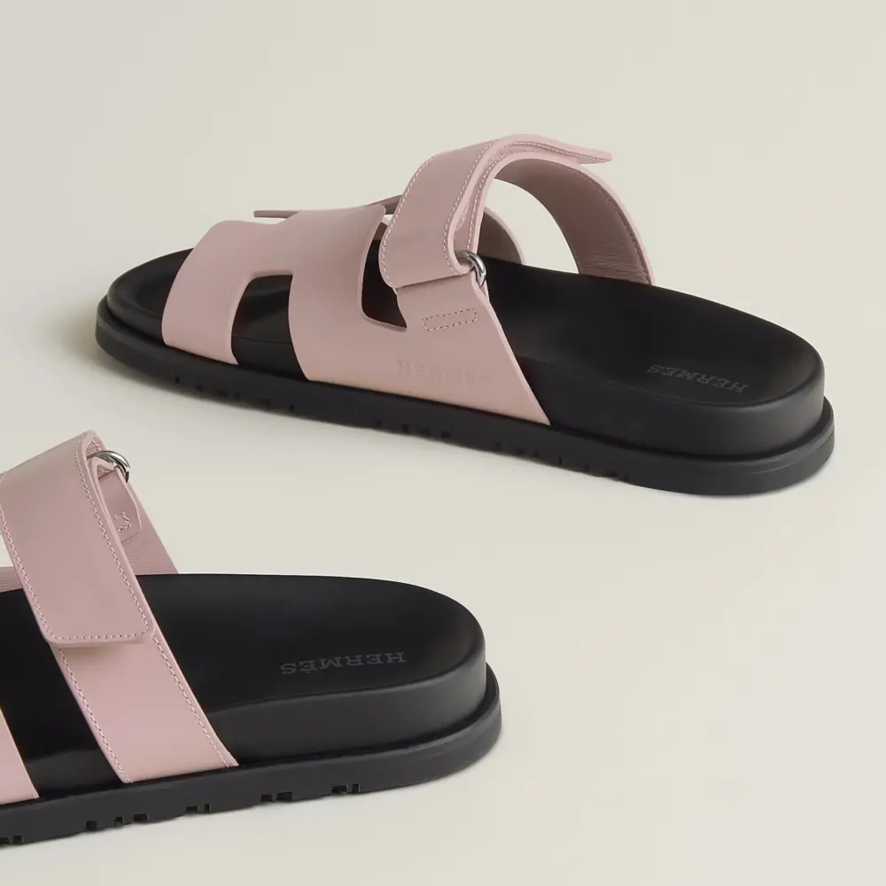 Alternative view of Dép Hermes Chypre Sandal 'Rose Cancan' H222299ZvCG360