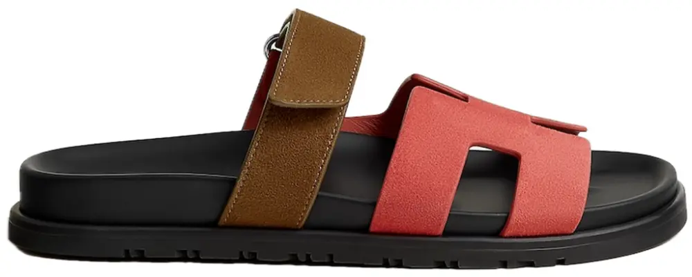Dép Hermes Chypre Sandal 'Rouge Tomette' H222297ZvD3360