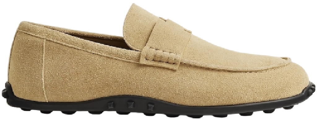 Giày Hermes Lazy Loafer 'Beige Albâtre' H252955ZAVD410