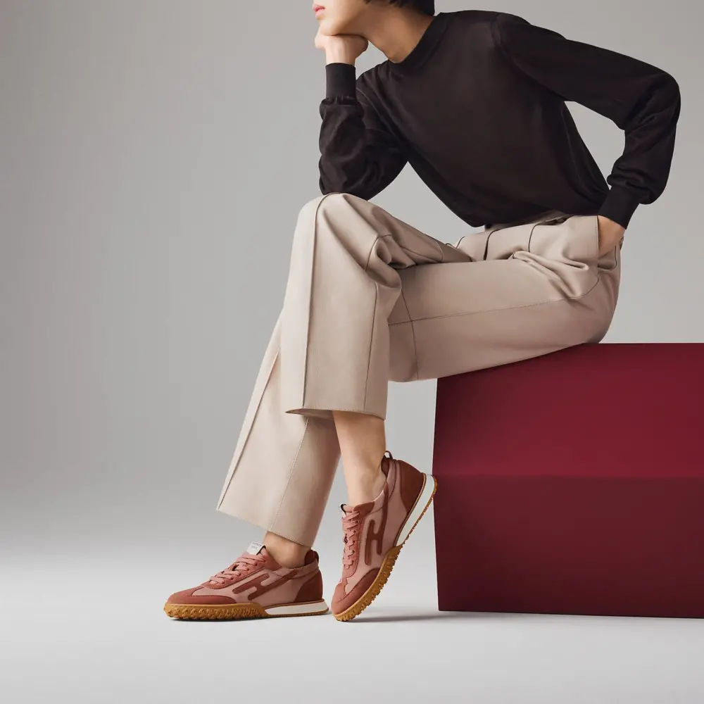 Giày Hermes Jet Sneaker 'Rose Sntique' H252013ZvRA360 - Ảnh 6