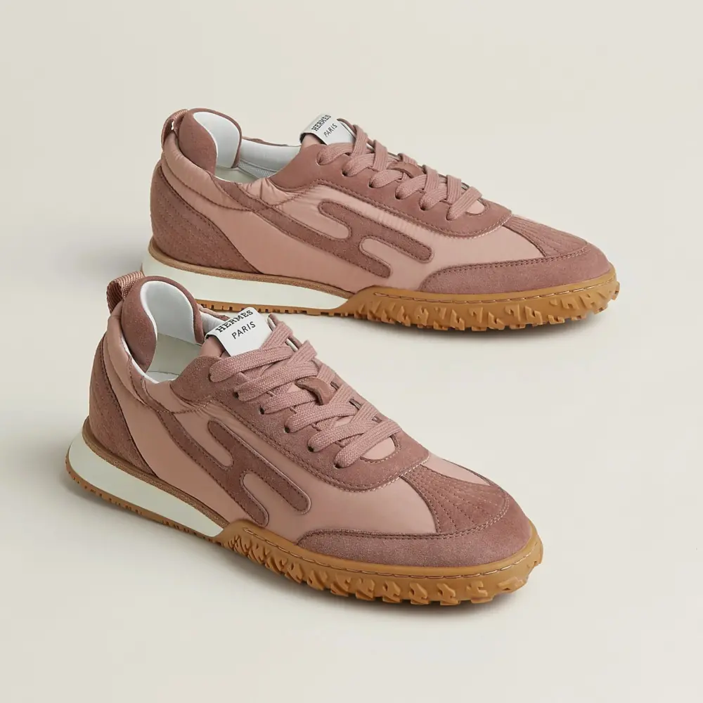 Giày Hermes Jet Sneaker 'Rose Sntique' H252013ZvRA360 - Ảnh 5