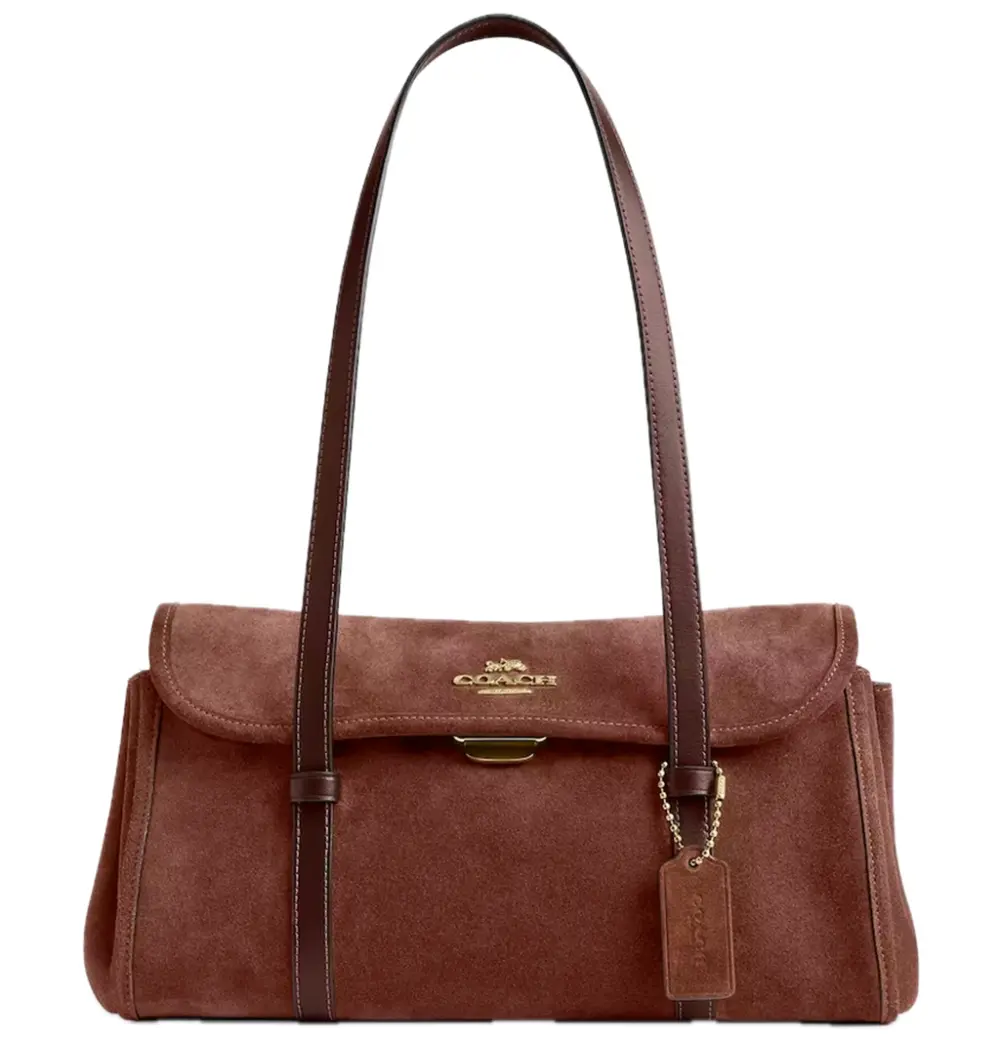 Túi Coach Bridget Flap Shoulder Bag 'Brown' CDB06-IMYEF