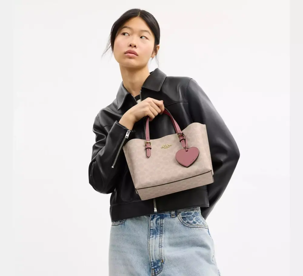 Alternative view of Túi Coach Mollie Tote Bag 25 'Sand Peony' CDF03-IMY6J