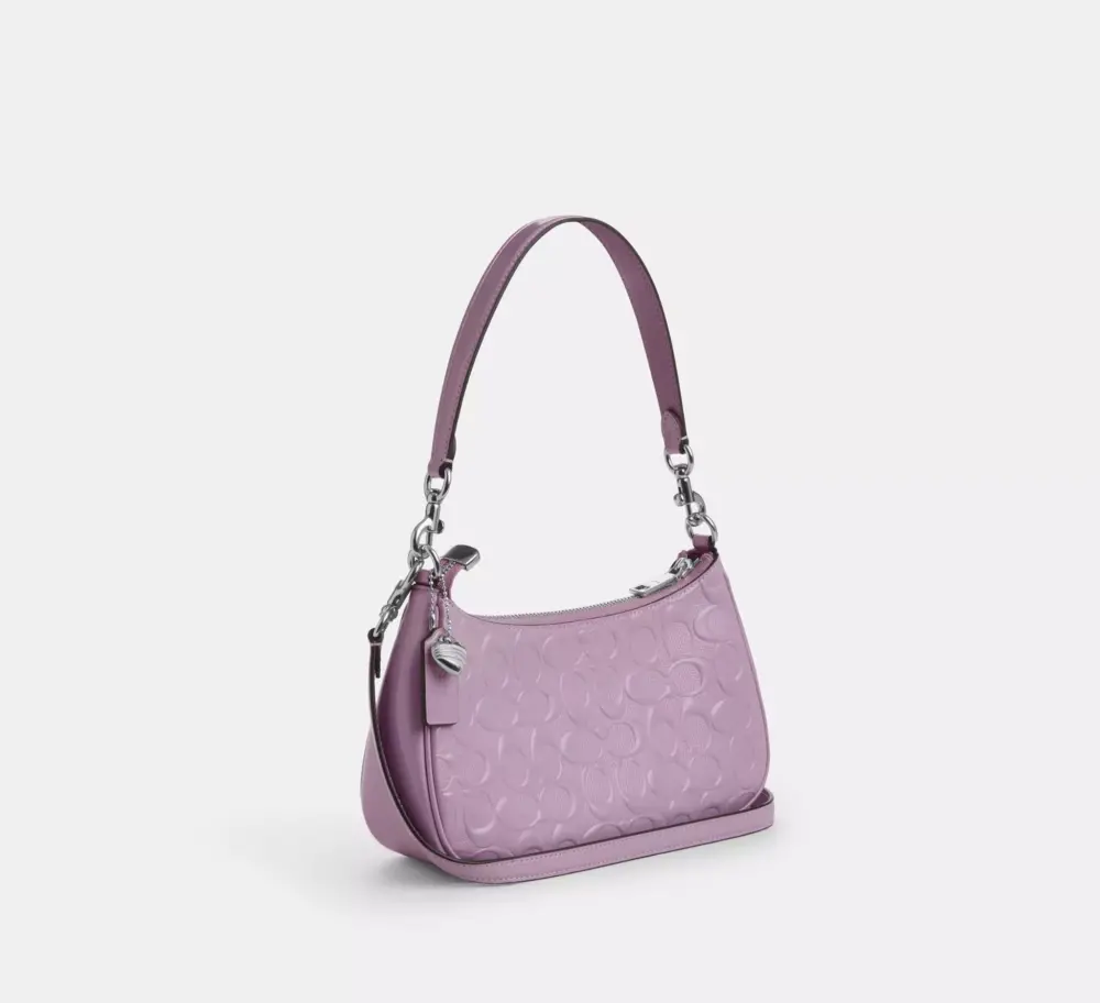 Túi Coach Teri Shoulder Bag 'Light Violet' CDA98-SVIZ - Ảnh 3